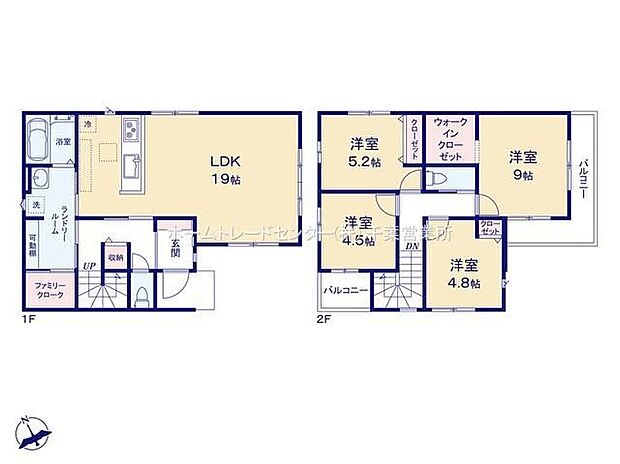 (1号棟)、価格3699万円、4LDK、土地面積106.19m2、建物面積104.97m2