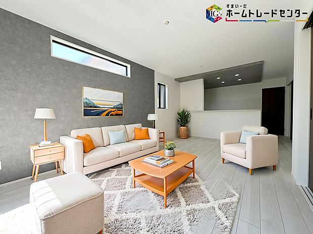 【LDK】≪Living room≫
ママの目線でデザインされた住まいは、水回りの導線や豊富な収納など魅力がたくさん。住み心地の良さをぜひご体感下さい!
※家具はCGでございます。