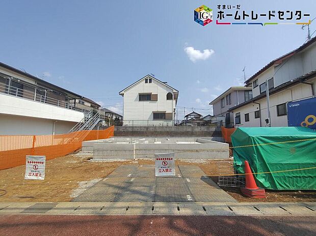 【現地外観写真】◆耐震性能にこだわるお家です！お客様のすまいと安全を守る大切な住宅だからこそ、実際の建物の作りと安心感をぜひ現地にてご体感ください！ご見学予約受付です！