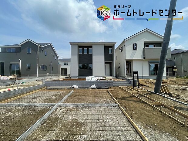 【現地外観写真】◆平日・お仕事帰りなど、いつでもご案内させていただきます！デザイン・目に見える設備面も大切ですが、耐震構造で地震に強い家の為、次代へ繋ぐ強固な住宅です。