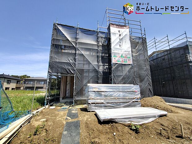 【完成予想図(外観)】【9号棟完成イメージ】
◆平日・土日祝日やお仕事帰りなどお客様のご都合に合わせて、営業スタッフが誠心誠意真心込めて御対応してます！
