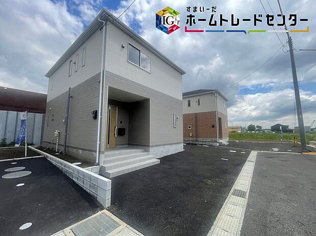 【現地外観写真】◆休日にご家族揃ってご見学はいかがでしょうか♪実際の現地を見てみると図面などではわからない、新たな発見もありますのでまずはお気軽にお問い合わせください♪