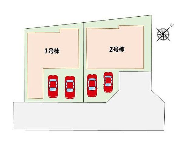 【全体区画図】お子様をのびのび育てられる閑静な住宅地です。南向きで採光・通風とも良好♪毎日気持ちよく過ごせます。ぜひ現地でご体感ください！