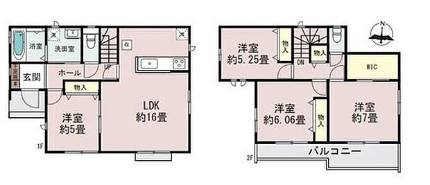 【3LDK】リビング隣の洋室は、客間としは勿論、お昼寝スペースや書斎など、多目的にお使い頂けますので、大変便利です☆
ウォークインクローゼット完備で収納も豊富です☆