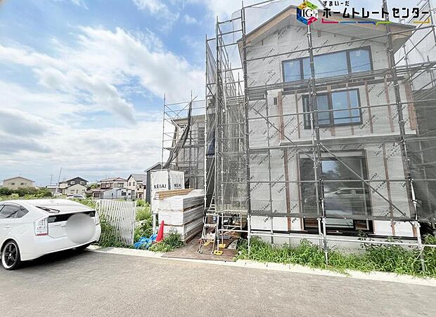 【現地外観写真】◆休日にご家族揃ってご見学はいかがでしょうか♪実際の現地を見てみると図面などではわからない、新たな発見もありますのでまずはお気軽にお問い合わせください♪