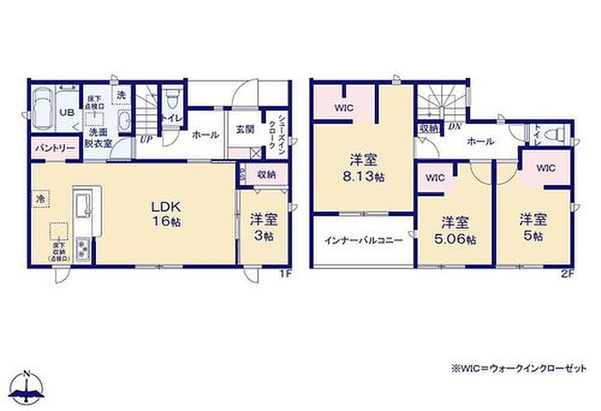 (１号棟)、価格2280万円、4LDK、土地面積199.64m2、建物面積107.65m2