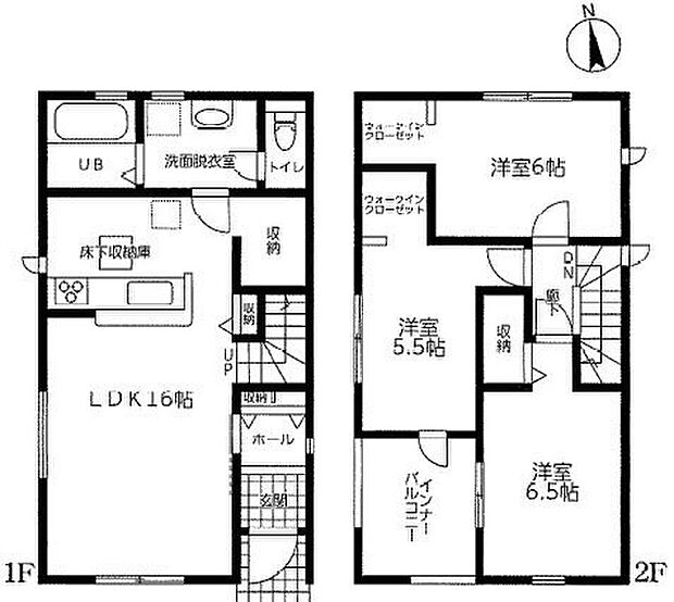 (1号棟)、価格2280万円、3LDK、土地面積119.24m2、建物面積89.85m2