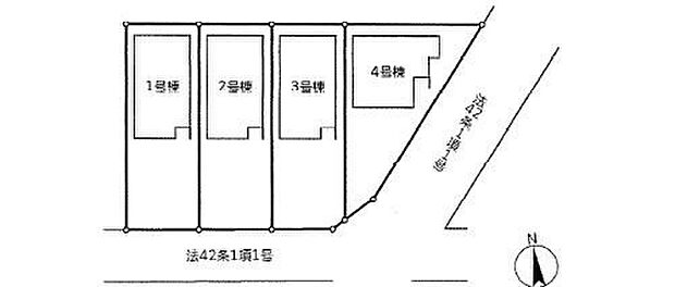 １号棟　２，２８０万円
２号棟　２，２８０万円
３号棟　２，２８０万円
４号棟　２，３２０万円


並列２台分のカースペース☆