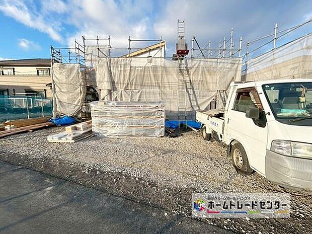 【現地外観写真（２号棟）】土地面積　224.83m2
建物面積　 96.06m2