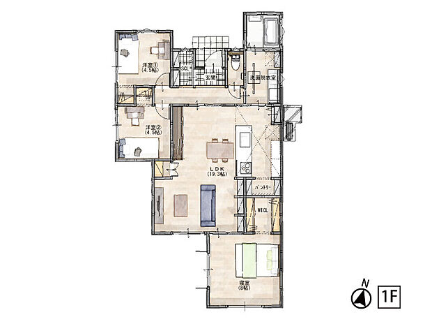 【3号棟/間取り】