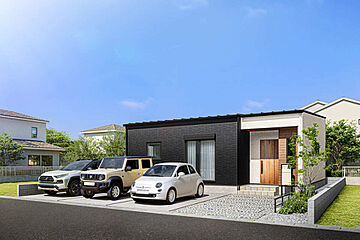 【収納充実×家事ラク動線の平屋】育：kiraku 神埼市神埼町本堀 全2棟 外観