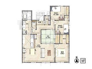 【収納充実×家事ラク動線の平屋】育：kiraku 神埼市神埼町本堀 全2棟 その他