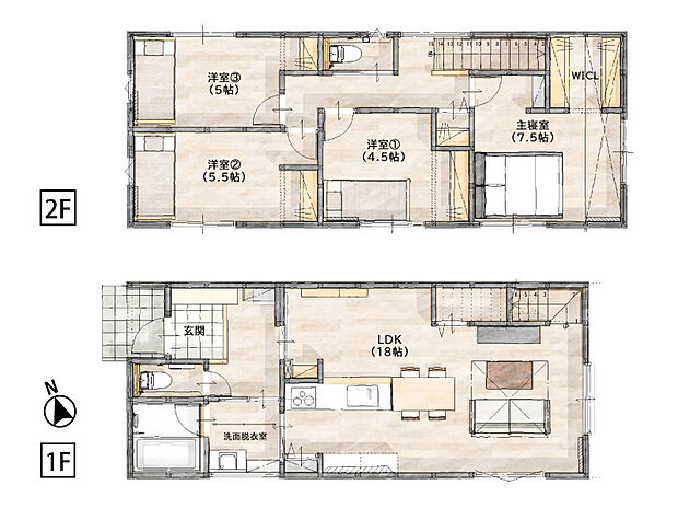 【4号棟】間取り図