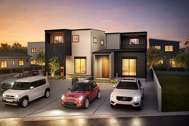 【イメージパース外観(夜)】