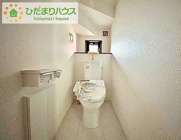 【トイレ】トイレは1F、2F共に完備！取り合いになることがありませんね(^^)/