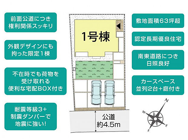 横須賀市長井1丁目1棟 区画図