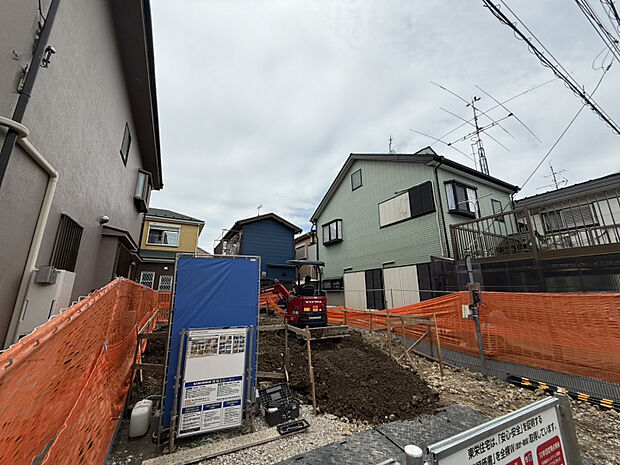反閇現地・基礎工事中（6月22日撮影）　