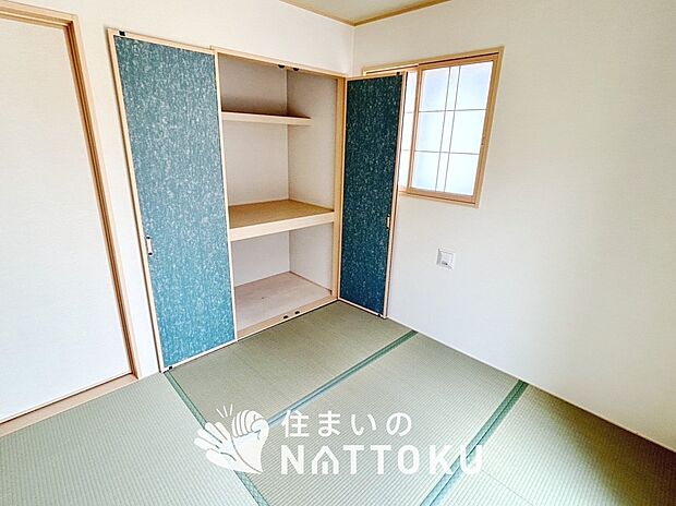 【現地写真(和室)】大壁仕様の新和室。くつろぎの空間です。