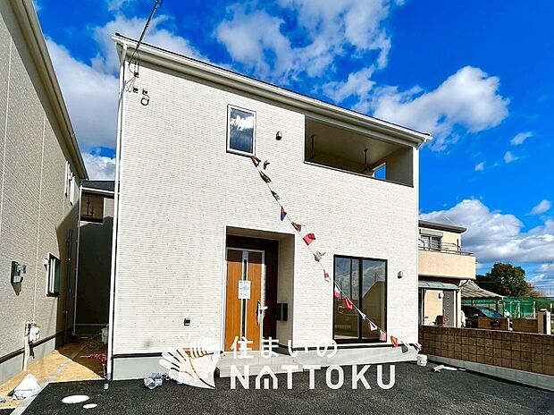 【現地写真（外観）【３号地】】健康被害に配慮したもっとも安全性の高い建材を採用し、シックハウス対策をしております。