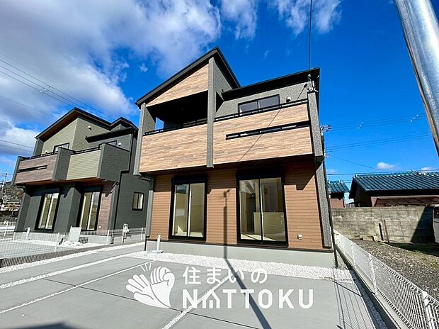 【現地写真(外観)【2号地】 】健康被害に配慮したもっとも安全性の高い建材を採用し、シックハウス対策をしております。