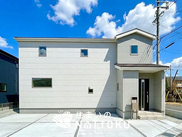 【現地写真（外観）【１号地】】耐震等級最高「３」取得で基準の１.５倍の性能・耐震強度で安心できます。