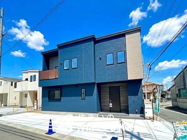 【現地写真（外観）【１号地】】健康被害に配慮したもっとも安全性の高い建材を採用し、シックハウス対策をしております。