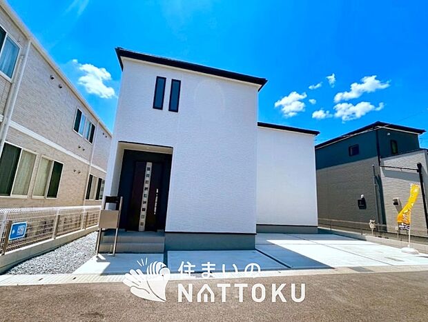 【現地写真（外観）【２号地】】健康被害に配慮したもっとも安全性の高い建材を採用し、シックハウス対策をしております。