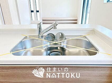 浄水器内臓型ハンドシャワー付シンク