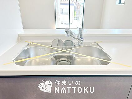 浄水器内臓ハンドシャワー付シンク