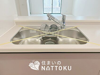 浄水器内臓型ハンドシャワー付シンク