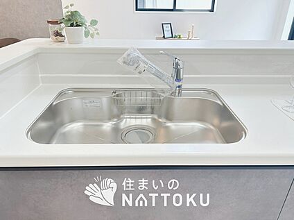 浄水器内臓ハンドシャワー付シンク