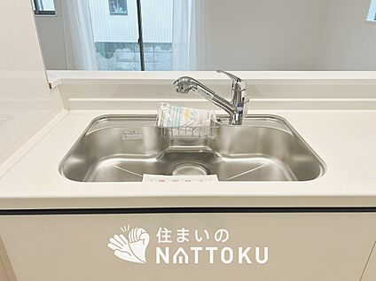 浄水器内臓ハンドシャワー付シンク