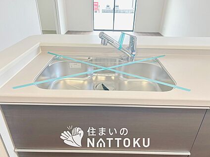 浄水器内臓型ハンドシャワー付シンク