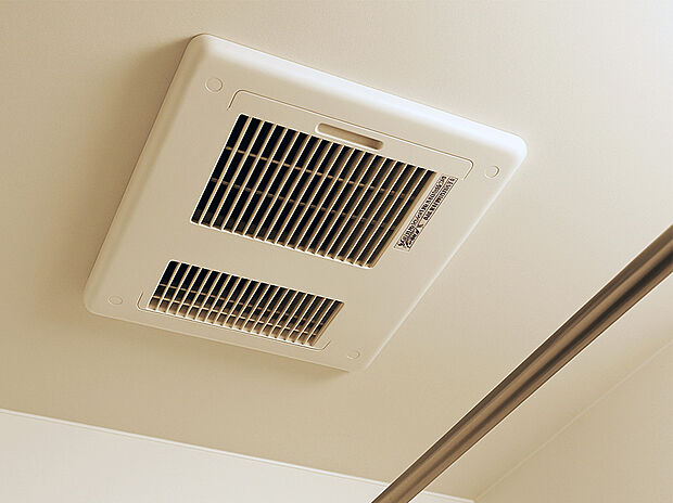 【浴室換気乾燥暖房機】雨の日や、花粉の季節にも快適に部屋干しができます。あるととても便利です。※画像はイメージです。