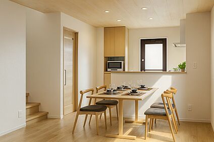 【完成イメージパース（リビング）】