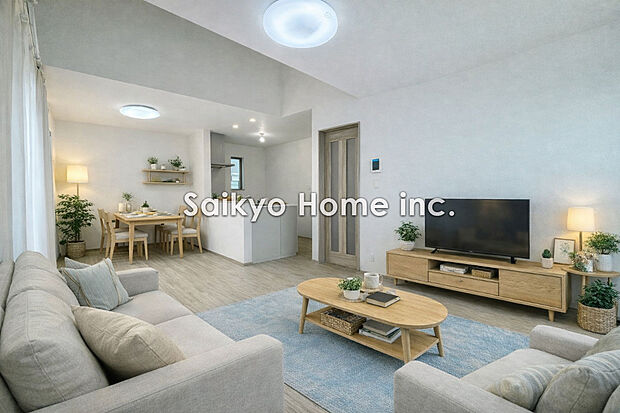 リビング※家具等はCG加工しております。