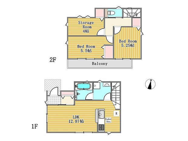 1号棟間取り図