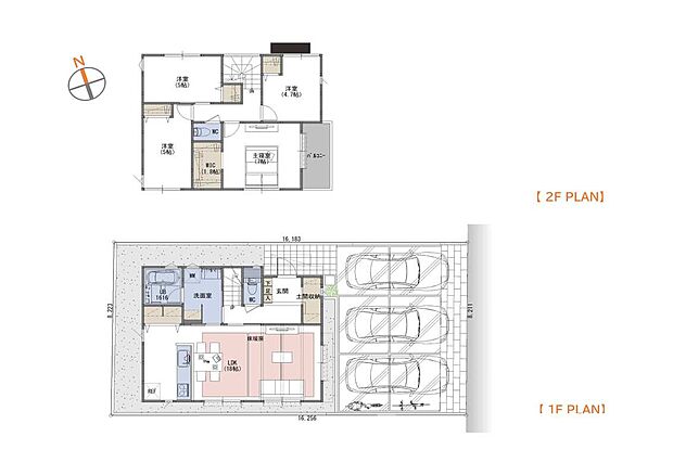 ■4LDK ＋WIC＋土間収納（B号棟）