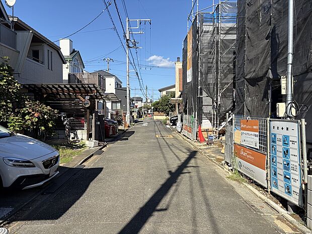 【前面道路含む現地写真】■北西側幅員 約4.5m公道に接面(2026.9月撮影)