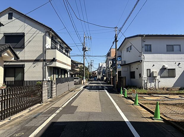【前面道路含む現地写真】現地(2026年10月)撮影
■北側 幅員約6.0m公道に接面