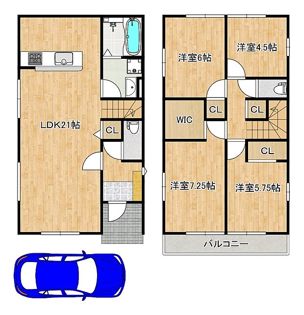 【限定１区画】広々４ＬＤＫのゆとりある住まい！