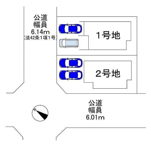 並列に駐車２台可能！セカンドカーや来客時にも安心ですね♪