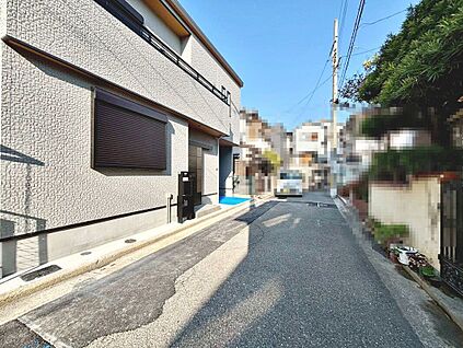 前面道路を含む現地写真