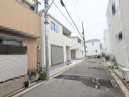 前面道路を含む現地写真