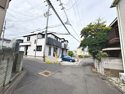 前面道路を含む現地写真
