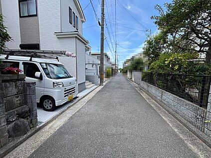前面道路を含む現地写真
