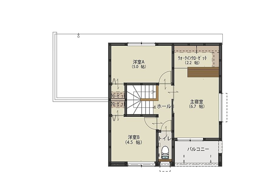 C号地 2F間取り図