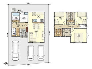 【福井市大宮5丁目C棟】ZEH仕様の高断熱・太陽光パネル4.92kw搭載の新築一戸建て その他