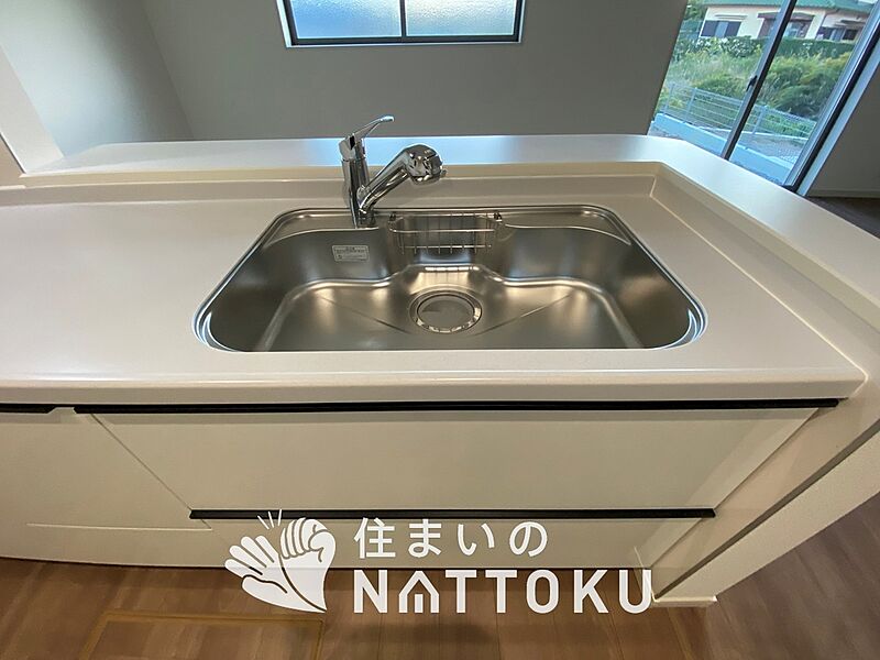 浄水器内臓型ハンドシャワー付シンク