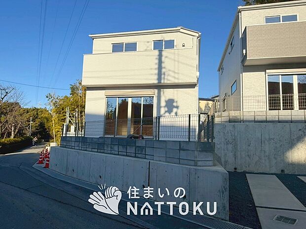 【現地写真（外観）【１号地】】健康被害に配慮したもっとも安全性の高い建材を採用し、シックハウス対策をしております。